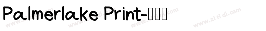 Palmerlake Print字体转换